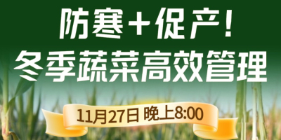 《细说农技》专家张宝林教冬季蔬菜防寒 + 促产高效管理，27 日晚 8 点！