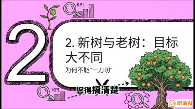 第3节：【春肥策略】开春底肥：新树&ldquo;扩版图&rdquo;，老树&ldquo;点引擎&rdquo;，课程：《柑橘底肥&ldquo;翻身账&rdquo;：从改土到高产的实战全书》