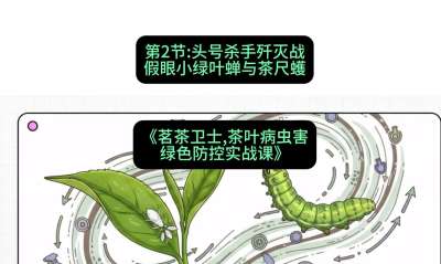 第02节：头号杀手歼灭战&mdash;&mdash;假眼小绿叶蝉与茶尺蠖，课程：《茗茶卫士&mdash;&mdash;茶叶病虫害绿色防控实战课》#识农AI