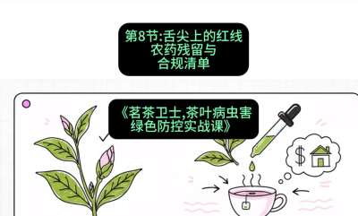 第08节：舌尖上的红线&mdash;&mdash;农药残留与合规清单，课程：《茗茶卫士&mdash;&mdash;茶叶病虫害绿色防控实战课》#识农AI