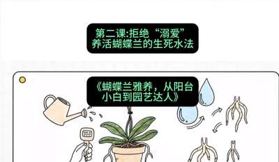 第二节：拒绝&ldquo;溺爱&rdquo;：养活蝴蝶兰的生死水法，课程：《蝴蝶兰雅养六讲：从阳台小白到园艺达人》#识农AI